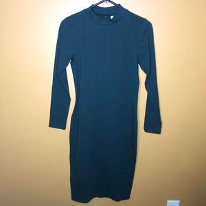 American Apparel Green Bodycon Dress, L